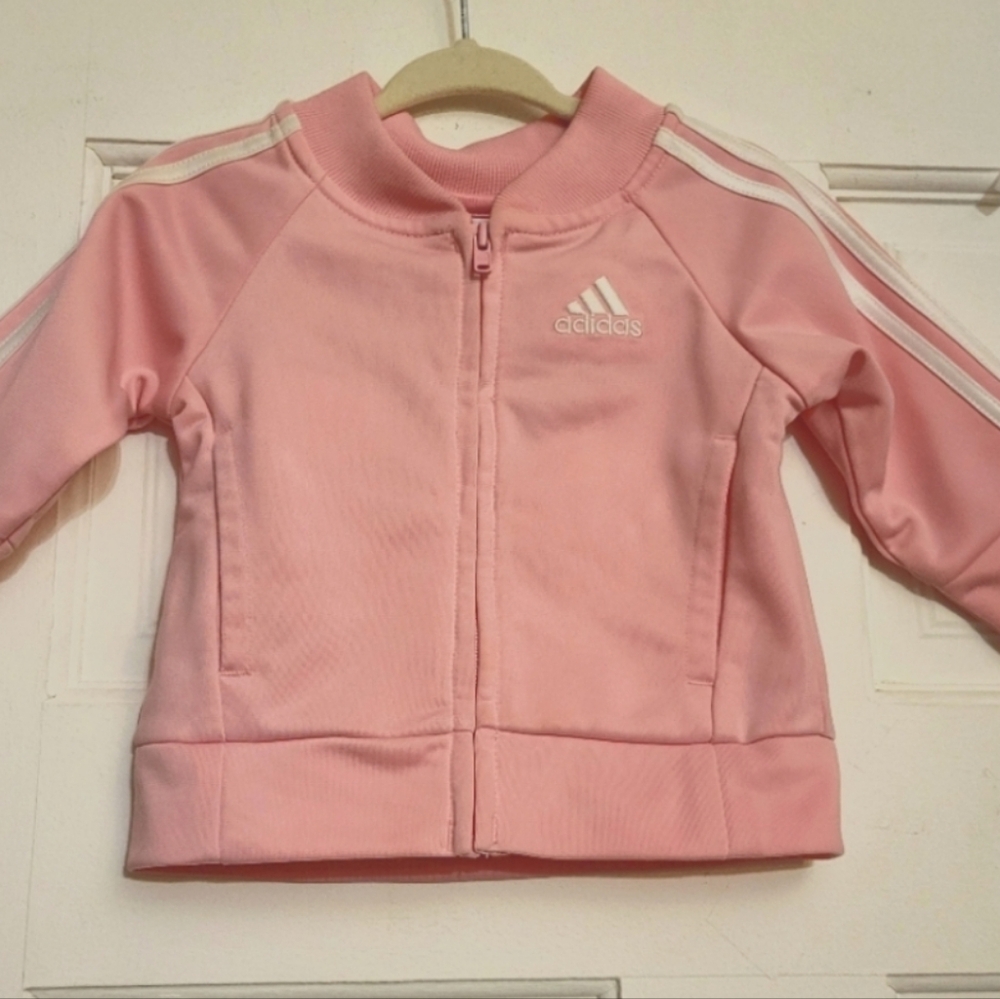 Adidas 3-M Old Pink Infant Sweatsuit With Embroidery Trefoil Logo - Picture 4 of 15